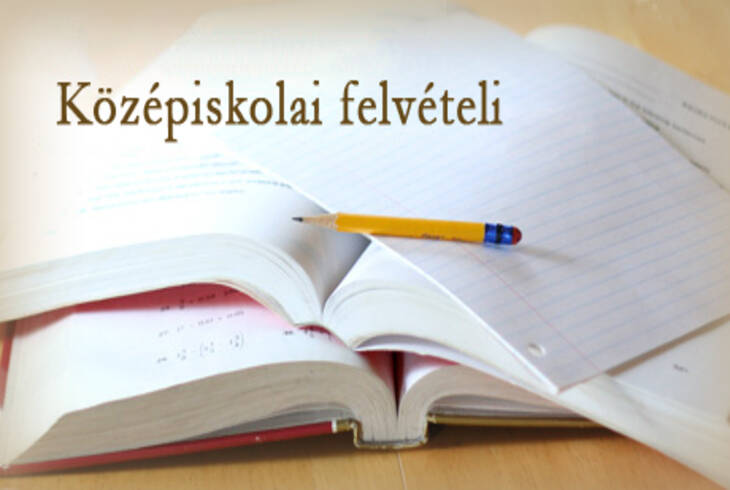 Írásbeli felvételi vizsgák a 8. évfolyamosok részére Írásbeli felvételi vizsgák a 8. évfolyamosok részére